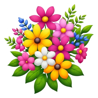 Flower Cluster Combination sticker