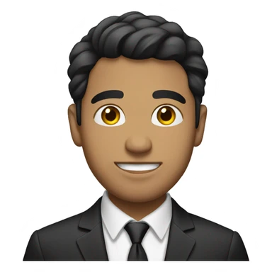 Hispanic Man in His 20s wearing a suit and tie] sticker