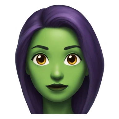 Gamora face sticker