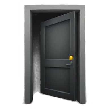 Ominous door sticker