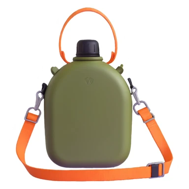 rugged outdoor canteen with strap sticker