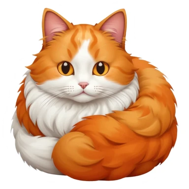 Sighing cat sticker