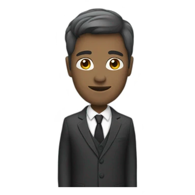 person in suit sticker