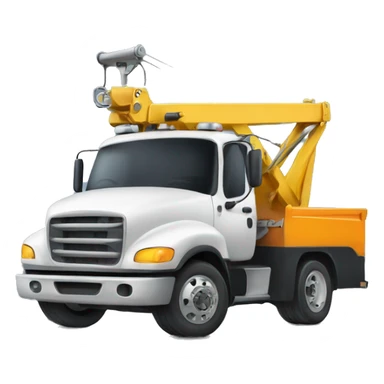 tow truck with loading space  sticker