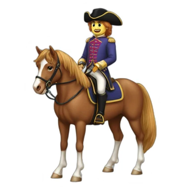 Cavalier sur poney sticker