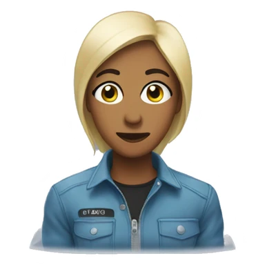 Side eye with ziploc bag sticker