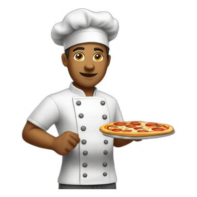 pizza chef sticker