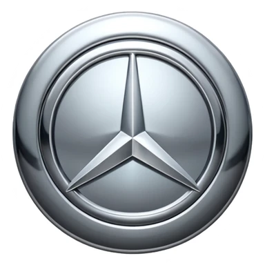 Mercedes logo sticker