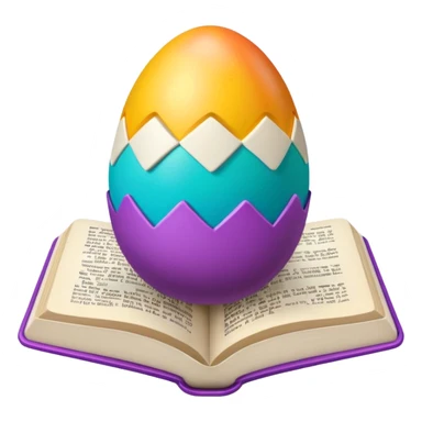 Easter themed singular Bible sticker