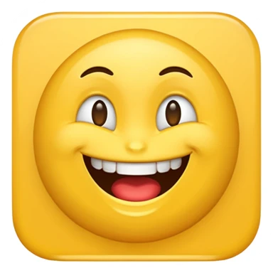 emoji with mischievous grin sticker