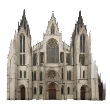 Cathedral of antwerp sticker