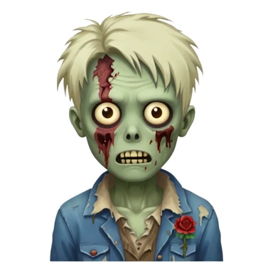 🧟‍♂️ with scene hair sticker