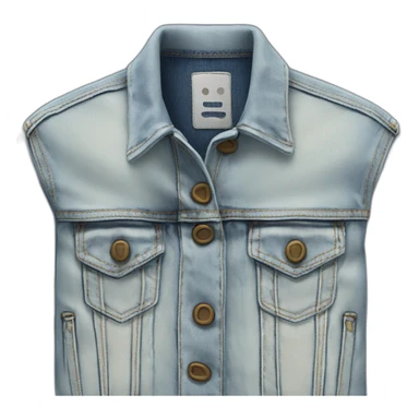 An jeans jacket sticker