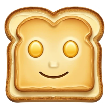 toasts with butter on top sticker