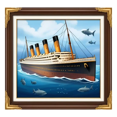 the wreck of the titanic sticker