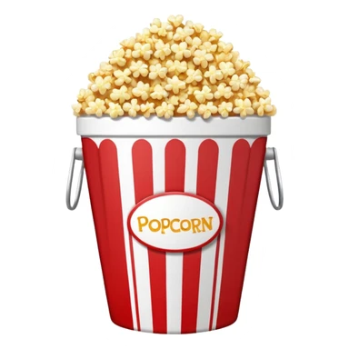 Popcorn bucket sticker