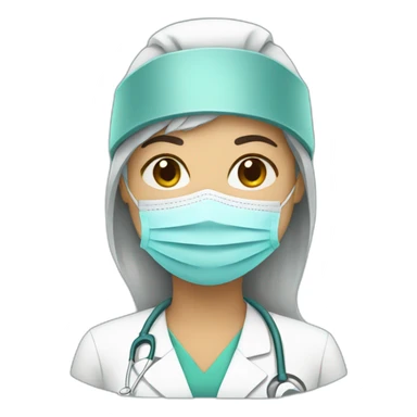 Surgeon woman sticker