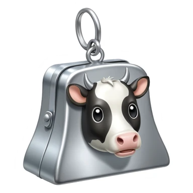 cow bell collar sticker