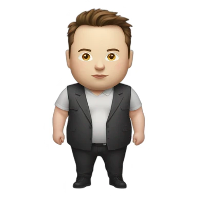 Elon musk fat release grimes sticker