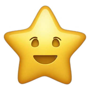 Star in Round coin sticker