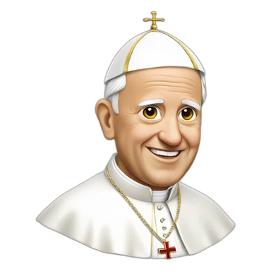 pope-francis like a big boss sticker