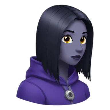 Raven teen Titans sticker