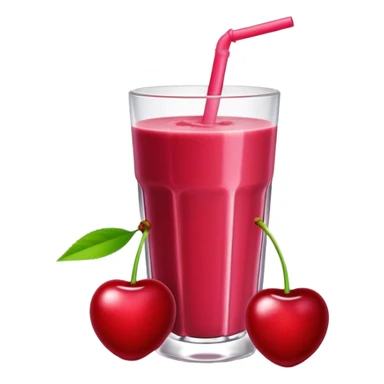 cherry smoothie sticker