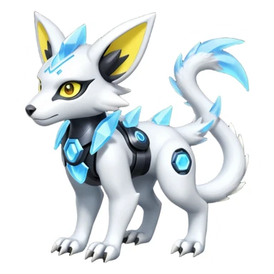 Genet-Absol-Kyurem-Zeraora-Primagen-fusion-creature  sticker
