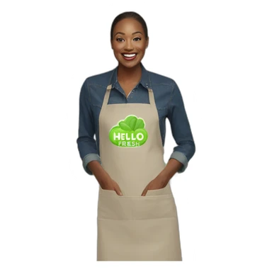 Hello fresh brand ambassador apron door to door  sticker