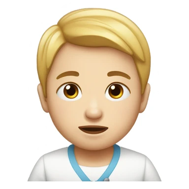 Un bébé qui pleure sticker