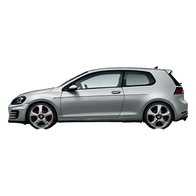 Golf 5 gti gray  sticker