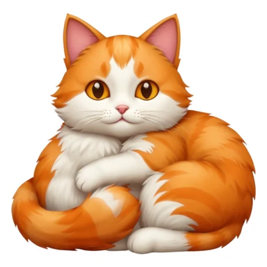 cat hug sticker