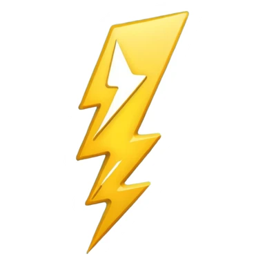 Lightning bolt exclamation mark sticker