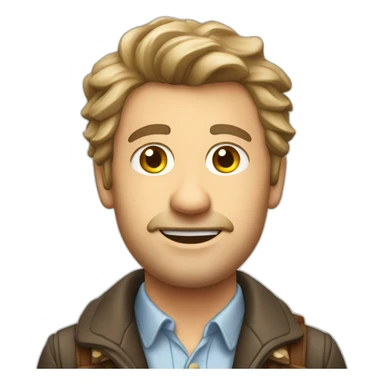 Bavarian guy in hamburg sticker