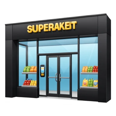 Entrada do Supermercado sticker