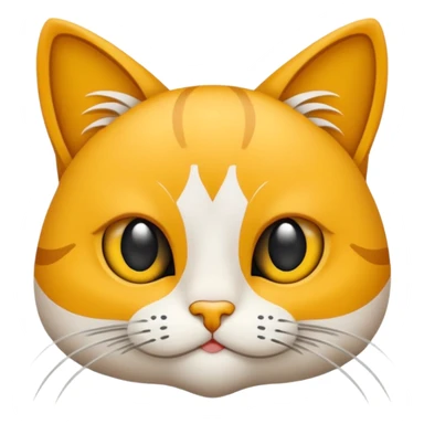 Tüylü ful beyaz Kedi sticker