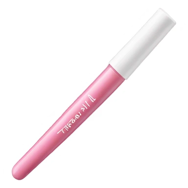 Light pink lipgloss sticker