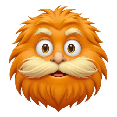 I want Lorax more accurate to the Dr suess film  sticker