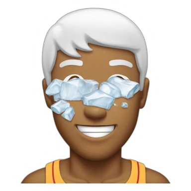 david goggins in bath full of ice  sticker