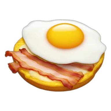 Fried egg with Bacon sticker
