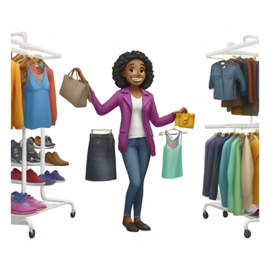 Retail therapy sticker