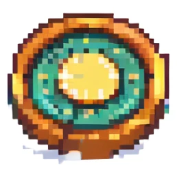 a spinning coin sticker