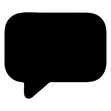 comment button icon, filled, bold and easy to recognize style sticker