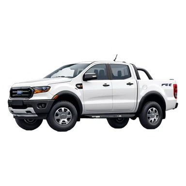 Ford Ranger - Ford (Model Year: 2022) (Iconic colour: White) sticker