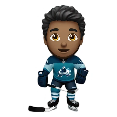 avalanche hockey player emoting sticker