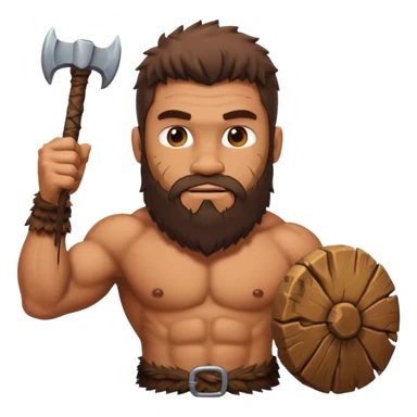 prehistoric man sticker