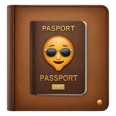 Travelling passport sticker