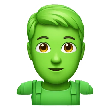 Android green sticker