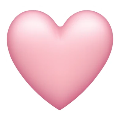 Light pink heart sticker