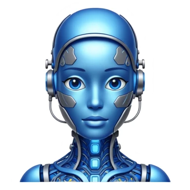 A papet scriming AI AI sticker